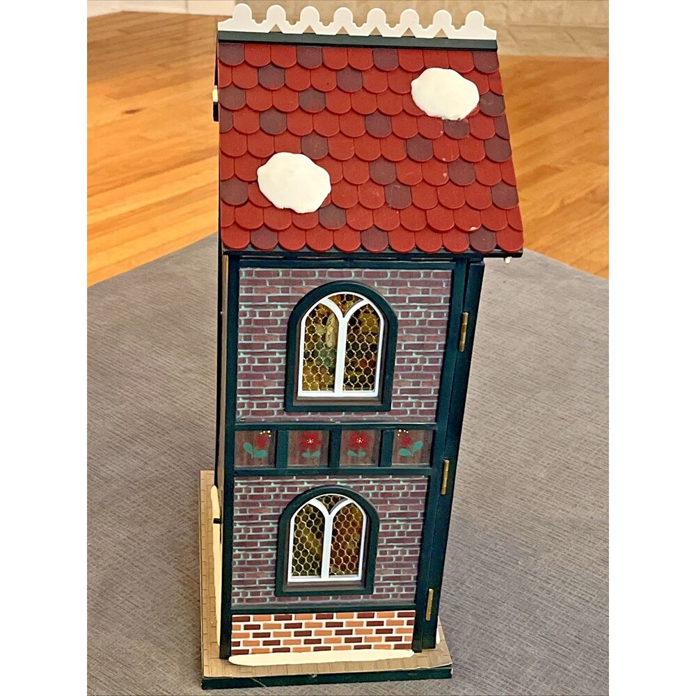 VTG Christmas Wind Up Musical House Lighted Santa Holiday Classics Collection - Picture 5 of 8